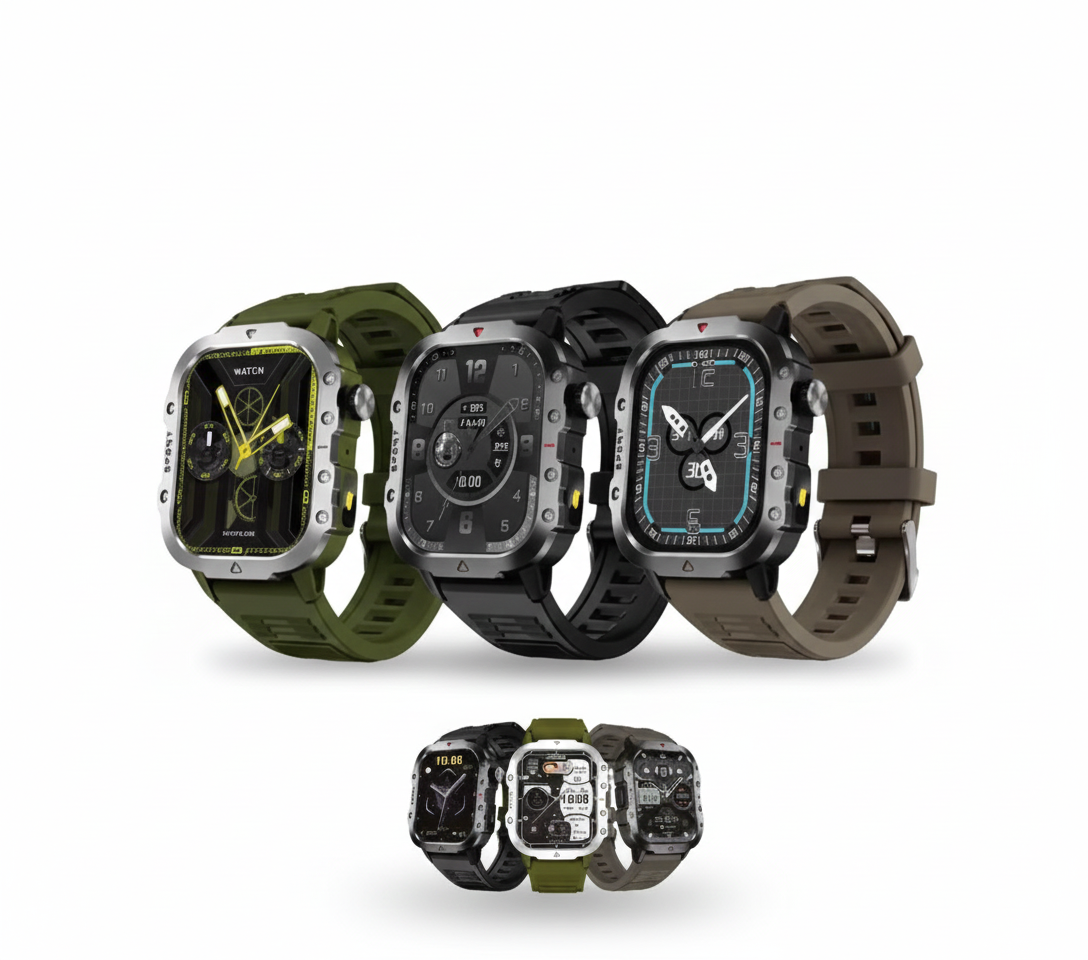 H11 Armoured Smartwatch – Rugged Design, Fitness & Health Tracker