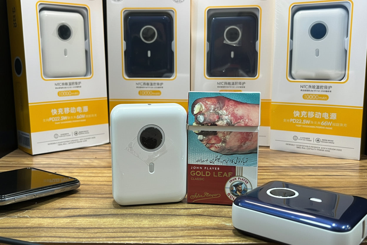 New Mini 10,000mAh Power Bank | 22.5W Fast Charging | Compact & High Quality | With Out Cable
