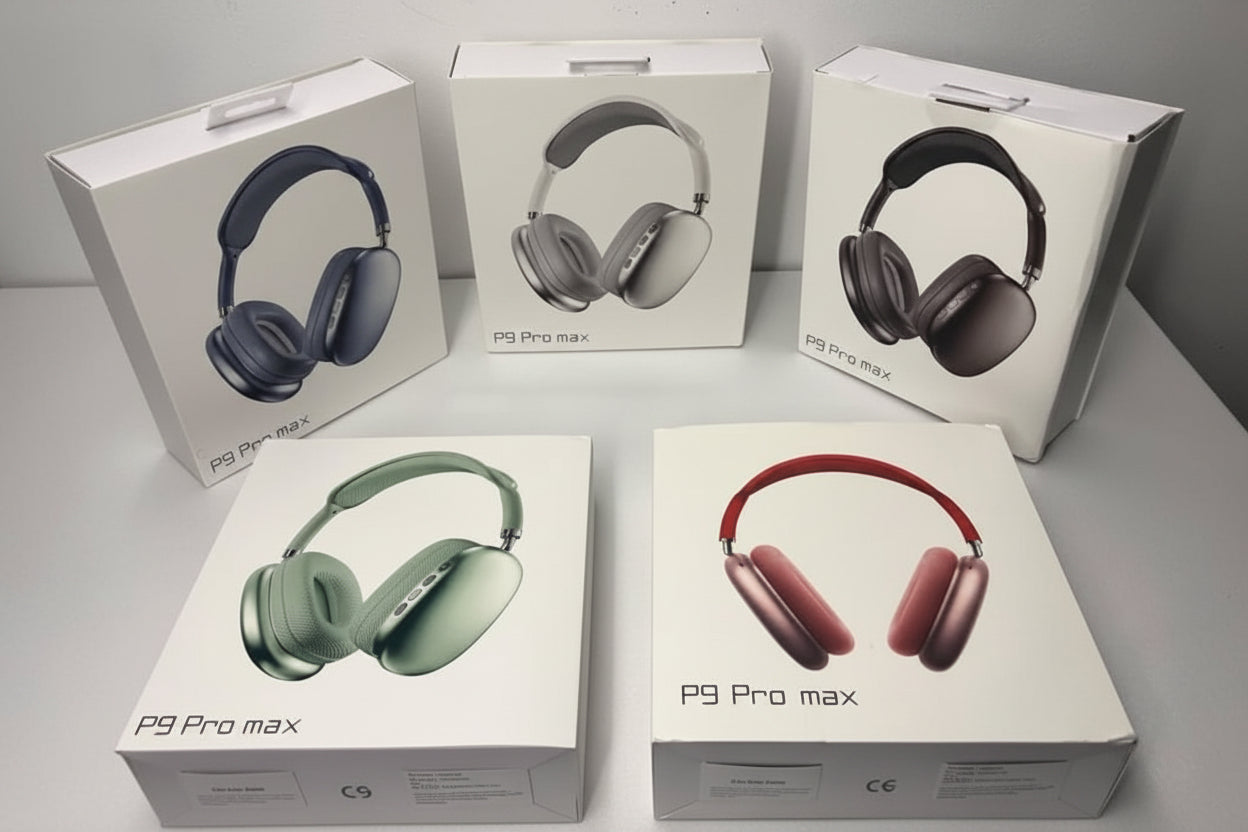 P9 Pro Max Headphones – Wireless Bluetooth Stereo with Deep Bass