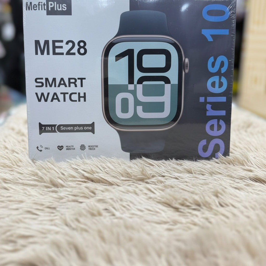 ME28 Series 10 Smartwatch – 7 Interchangeable Straps, Fitness & Health Tracker