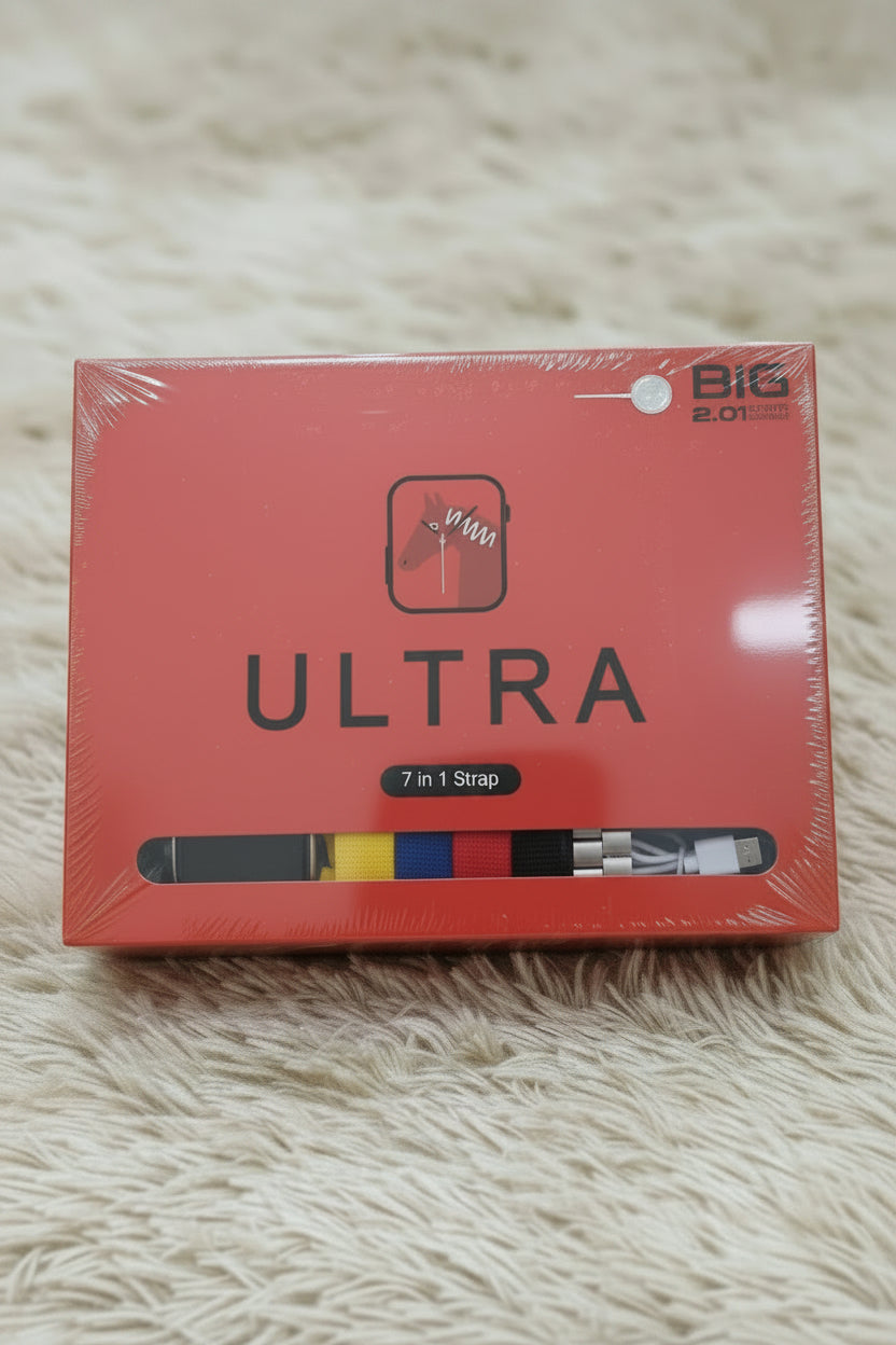 Watch Ultra – 2.01” Display with 7 Interchangeable Straps, Fitness & Health Smartwatch