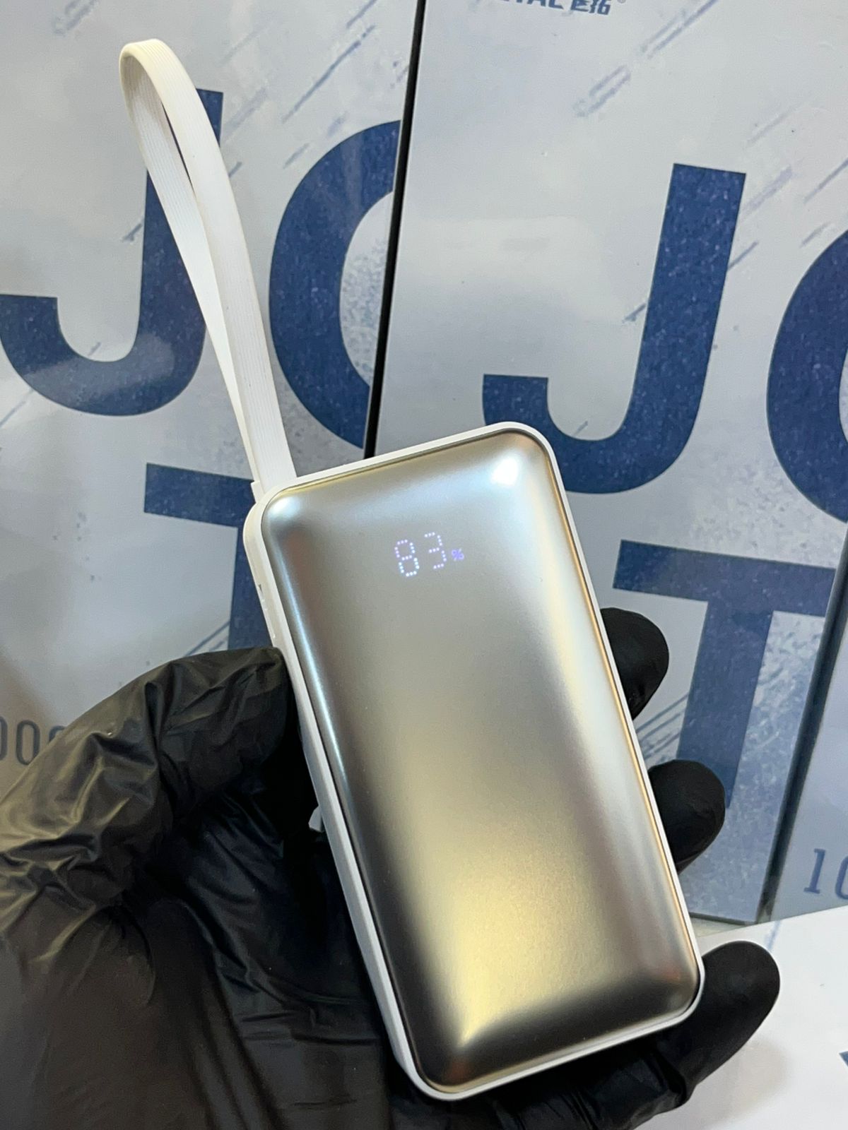 Joltal MH-217 10000mAh Compact Power Bank – 22.5W Fast Charging with Dual Built-In Cables