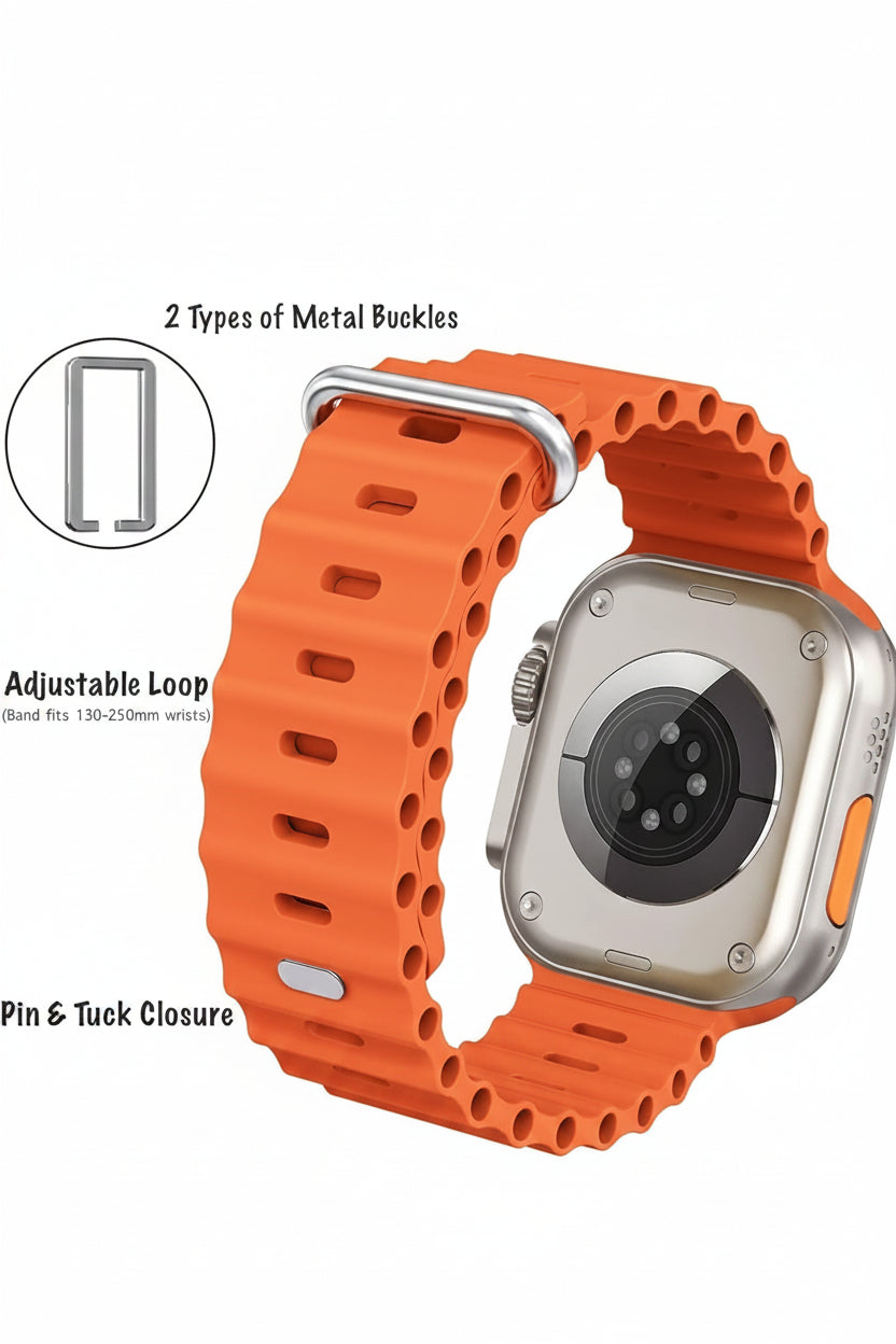 T800 Ultra Smart Watch | AMOLED Display, Bluetooth Calling, Fitness & Health Tracker Smartwatch for Men & Women