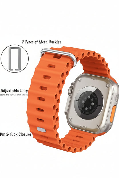 T800 Ultra Smart Watch | AMOLED Display, Bluetooth Calling, Fitness & Health Tracker Smartwatch for Men & Women