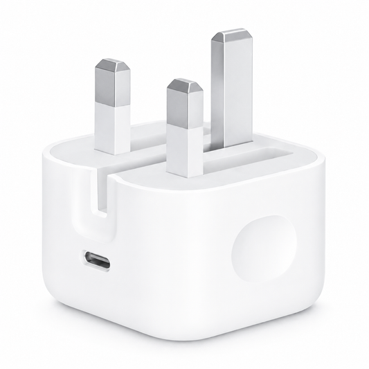 Original 3-Pin 20W USB-C Power Adapter – Heavy Duty | Serial Matched | UK Plug