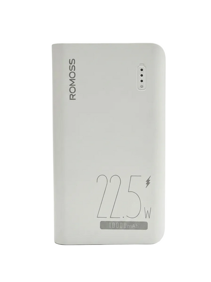 Romoss 10000mAh Compact Power Bank – 22.5W Fast Charging with Type-C Input/Output