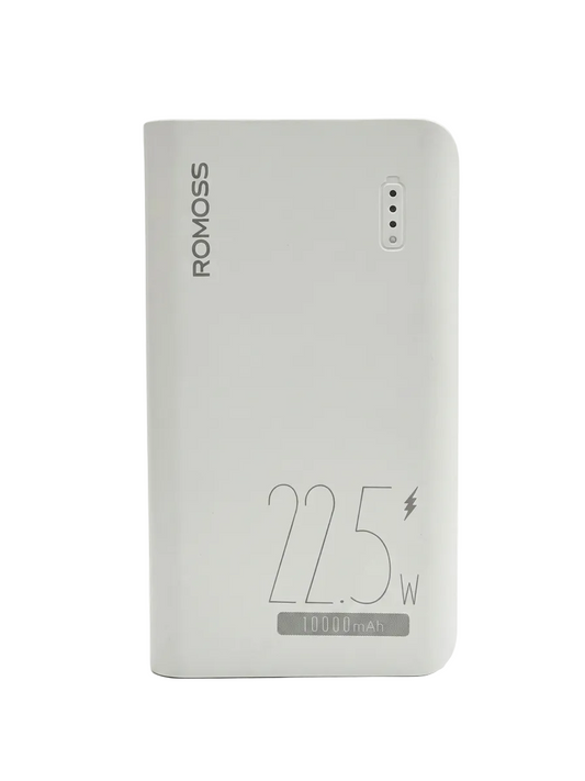 Romoss 10000mAh Compact Power Bank – 22.5W Fast Charging with Type-C Input/Output