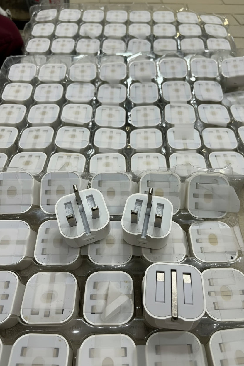 Original 3-Pin 20W USB-C Power Adapter – Heavy Duty | Serial Matched | UK Plug