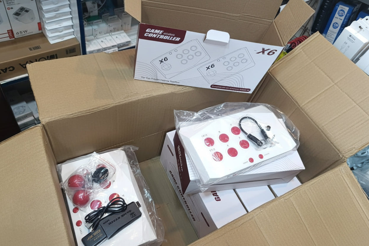 New X6 Gaming Stick – 2 Wireless Controllers | 20,000 Retro Games