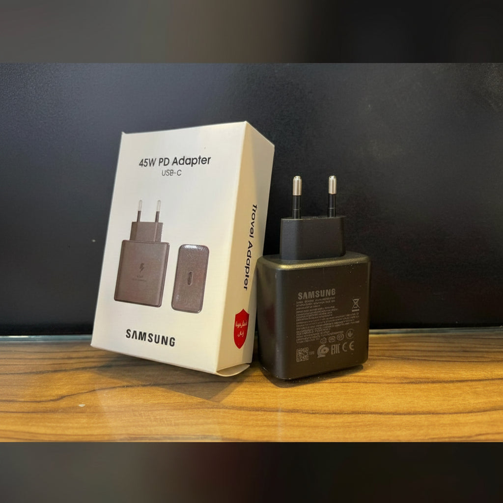 Samsung 35W Dual Port Super Fast Charging Adapter | USB-C PD + USB-A Wall Charger for Galaxy, iPhone 15, iPad, and Other Smart Devices
