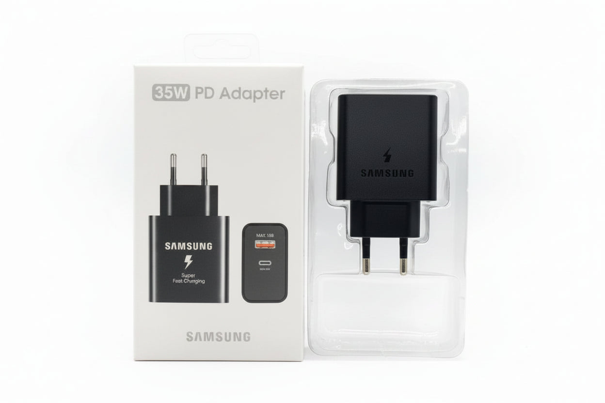 Samsung 45W Triple Port Super Fast Charging Adapter | Dual USB-C PD + USB-A Wall Charger for Galaxy, iPhone 15, Tablets, Laptops & More
