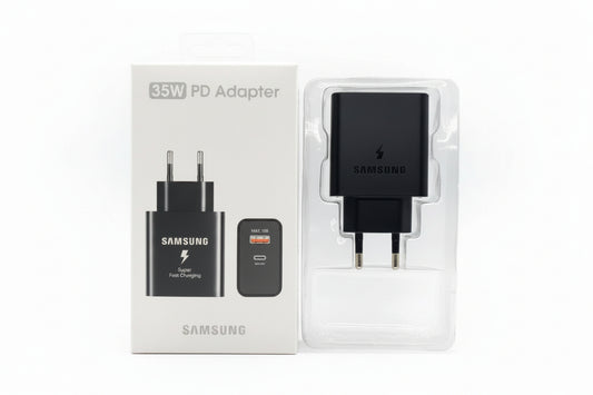 Samsung 45W Triple Port Super Fast Charging Adapter | Dual USB-C PD + USB-A Wall Charger for Galaxy, iPhone 15, Tablets, Laptops & More
