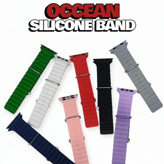 Occean Premium Silicone Band – Comfortable & Adjustable Strap for Watches