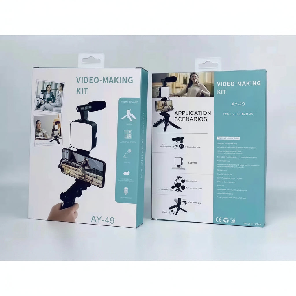 Video Making Kit AY-49 – Complete Vlogging & Content Creation Set