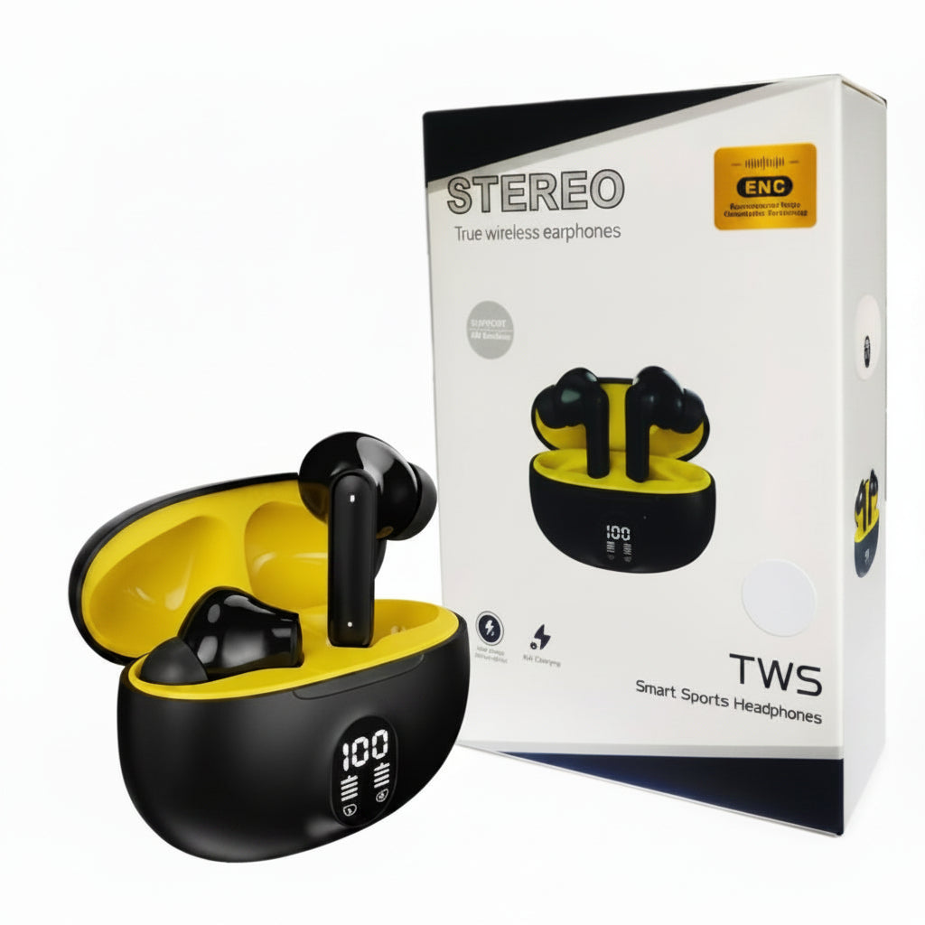 Stereo TWS Earbuds – True Wireless Bluetooth Earphones with HD Sound