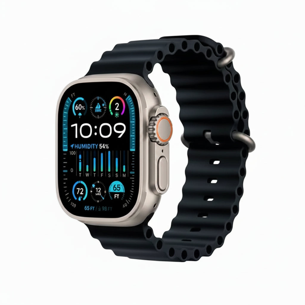 T2000 Ultra Max Smartwatch Bundle – AirPods + Hard Shell Watch Protector, Fitness & Smart Features