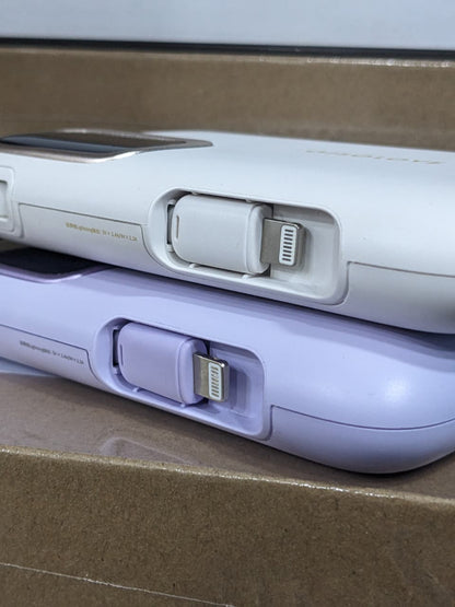 Ai SOLOVE 10000mAh Compact Power Bank with Built-In Lightning Cable