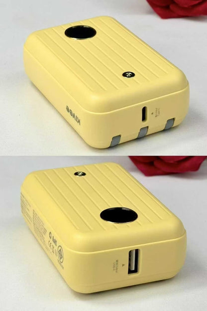 Kivee Basake 10000mAh Compact Power Bank – 22.5W Fast Charging with Dual Built-In Cables