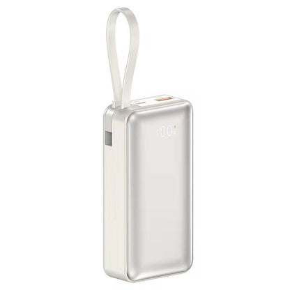 Joltal MH-217 10000mAh Compact Power Bank – 22.5W Fast Charging with Dual Built-In Cables