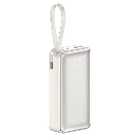 Joltal MH-217 10000mAh Compact Power Bank – 22.5W Fast Charging with Dual Built-In Cables