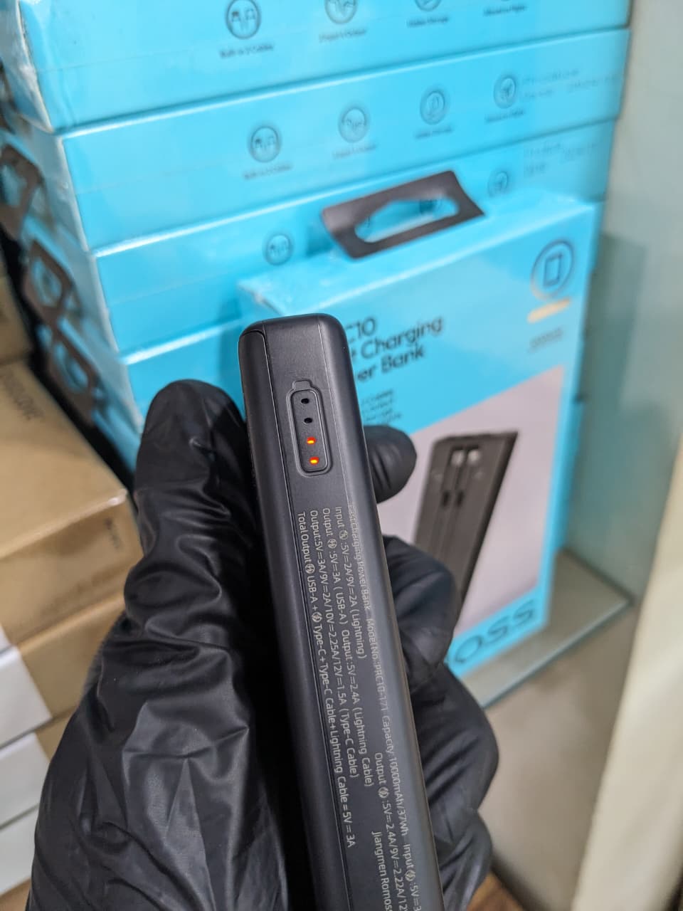 Romoss PRC-10 10000mAh Compact Power Bank – 22.5W Fast Charging with Dual Built-In Cables